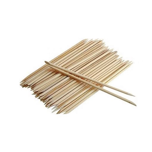 ￼Palitos de Laranjeira para Cutícula Manicure Pedicure