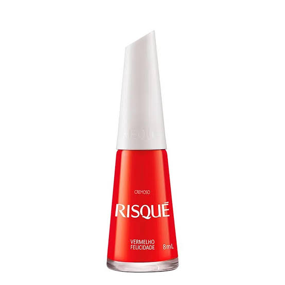 Esmalte Risque Vermelho Felicidade
