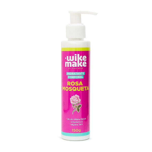 Hidratante Corporal Rosa Mosqueta Wike Make by Miss Rôse 150g