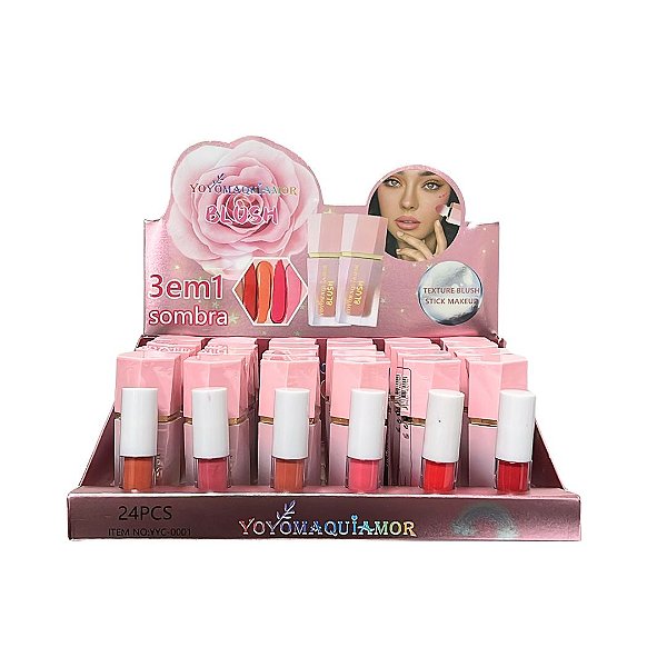 Blush Líquido 3 em 1 Yoyo Maquiamor