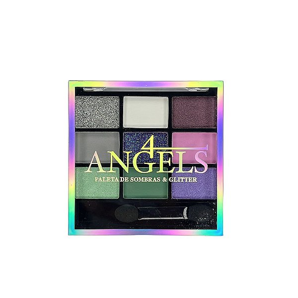 Paleta de Sombras e Glitter Cor 3  4Angels