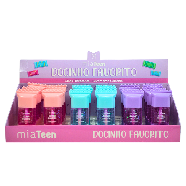 Gloss Infantil Docinho Favorito Mia Teen Mia Make