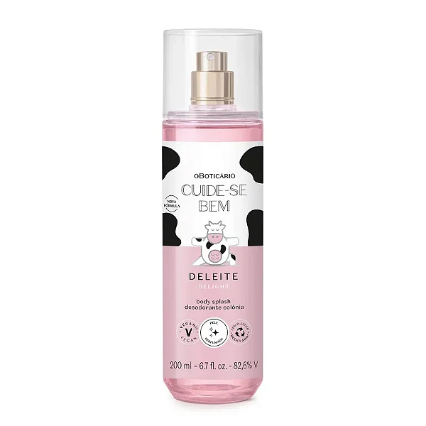 Body Splash Cuide-Se Bem Deleite 200ml