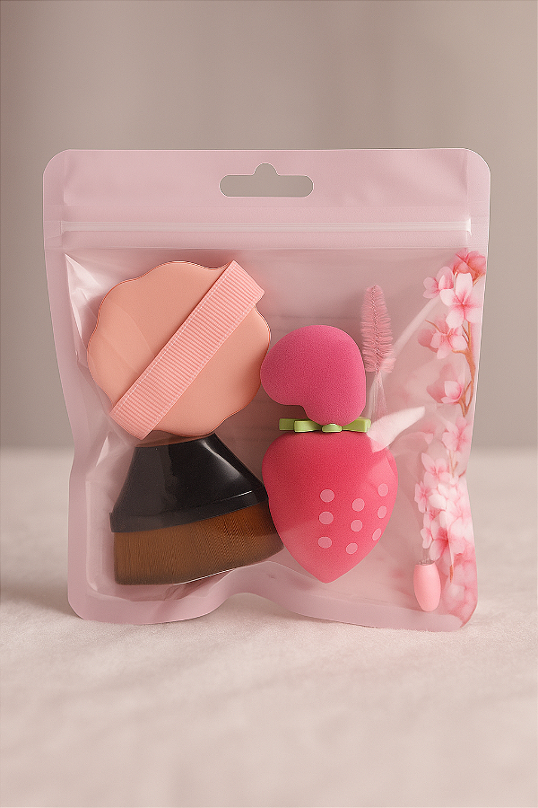KIT ESPONJA +PINCEL MAGICO C/5 PEÇAS
