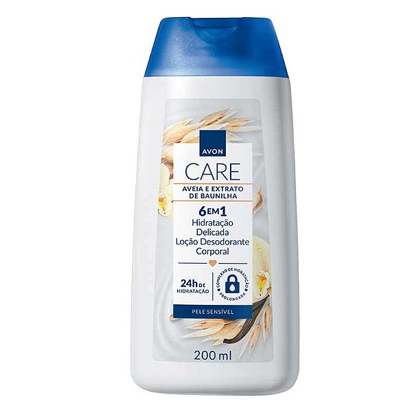 Avon Care Loção Desodorante Corporal Aveia e Extrato de Baunilha 200ML