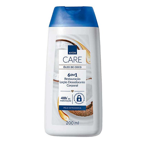 Avon Care Loção Desodorante Corporal Óleo de Coco 200ML