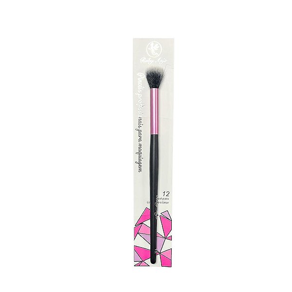 Pincel Oval Para Côncavo e Esfumar Ruby Anjo