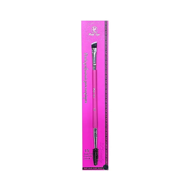 Pincel Duplo Escova e Chanfrado Ruby Anjo