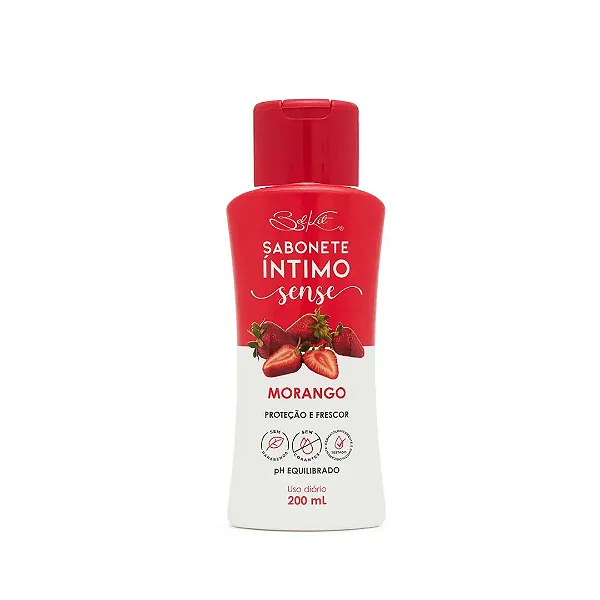 Sabonete Íntimo Sense Morango 200ml Belkit