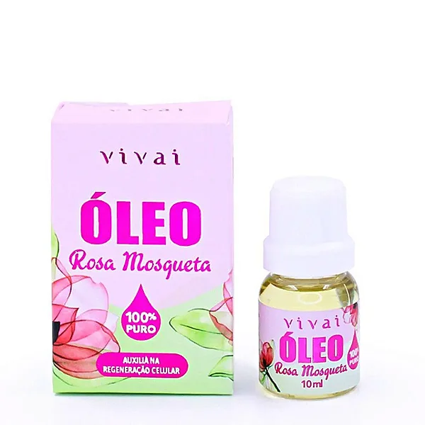 Óleo Rosa Mosqueta 100% Puro Vivai 10ml