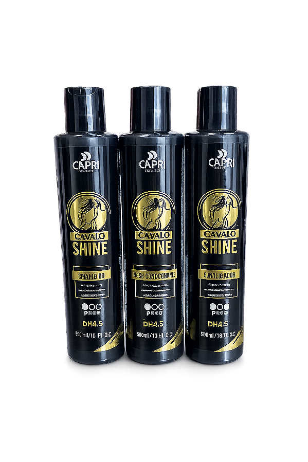 Kit Cavalo Shine 3 Passos Capril Cabelo