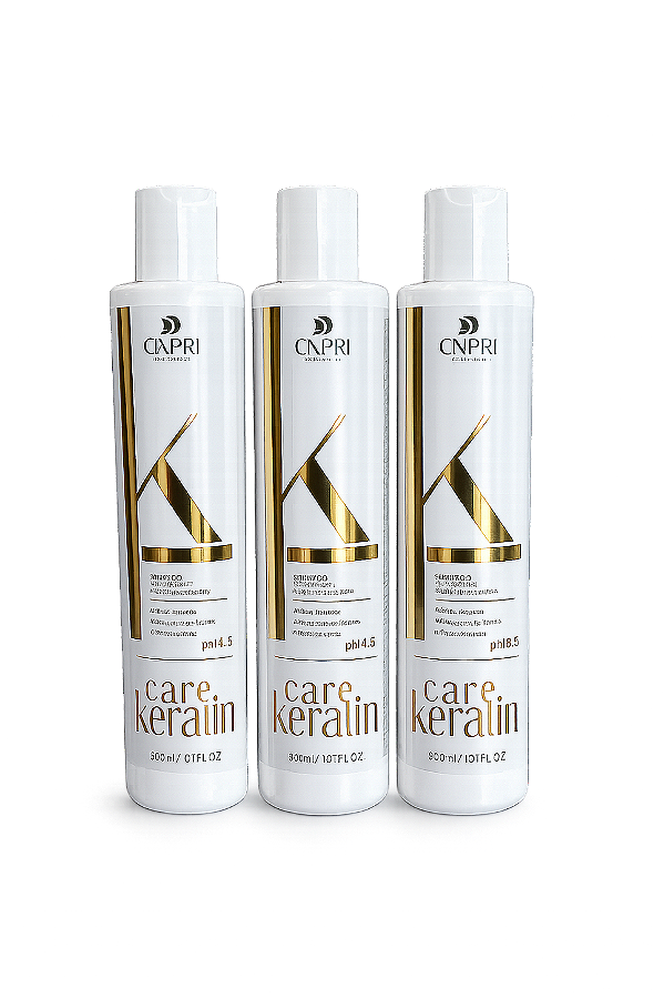 Kit Care Keratin 3 Passos Capri Cabelo