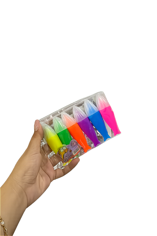 Marcador Marca Texto Peixinho Cores Neon