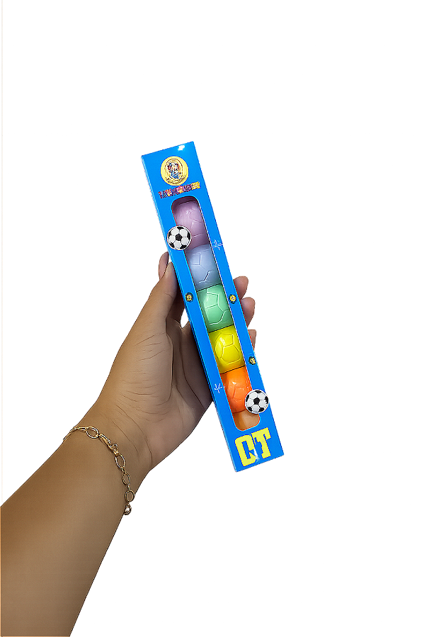 Marca Texto Bola Colorido 6 Cores