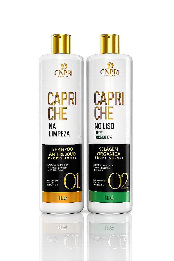 Kit Selagem Orgânica Capriche no Liso Capri
