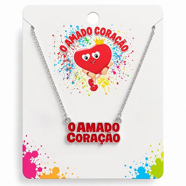 Colar O Amado Coração Vermelho