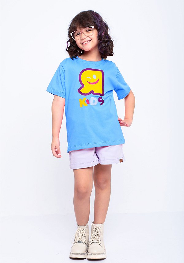 Camiseta Infantil R Kids Azul