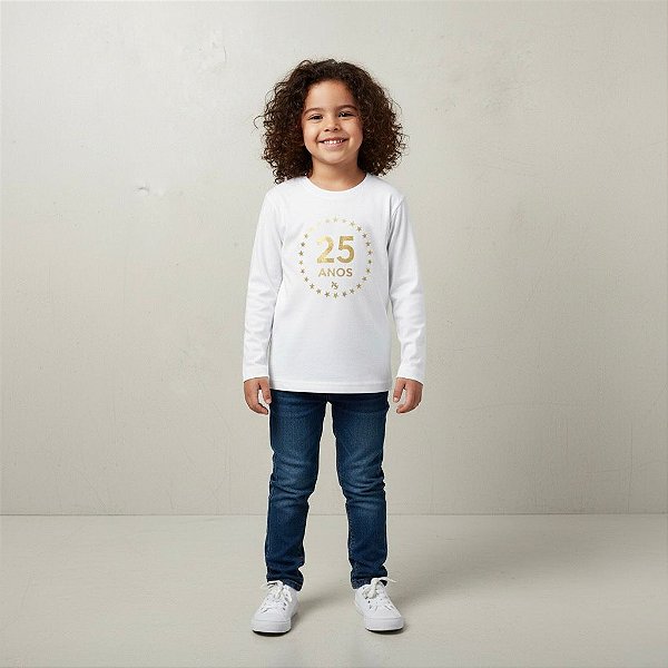 Camiseta infantil Comemorativa 25 Anos