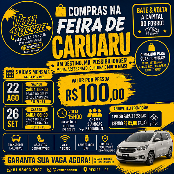 23 out Feira de Caruaru