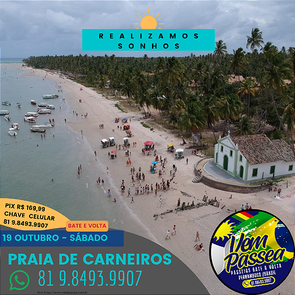 19 out Carneiros com Catamarã
