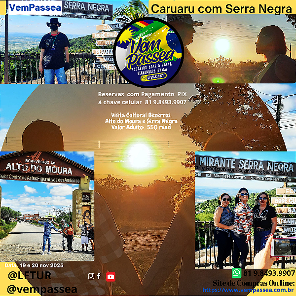 z19 e 20 Nov ALTO DO MOURA com SERRA NEGRA - PE