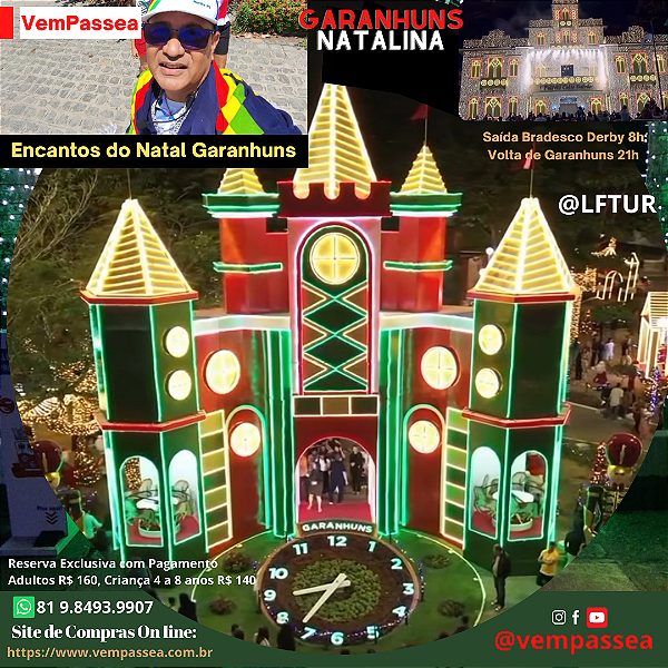 Garanhuns: Encantos do Natal Nov e Dez 2025