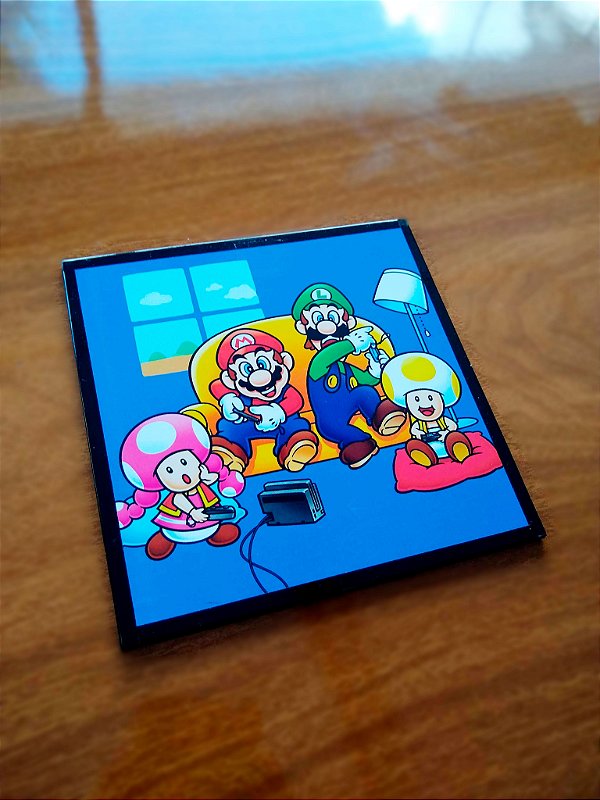 Placa Decorativa Super Mario Gamer