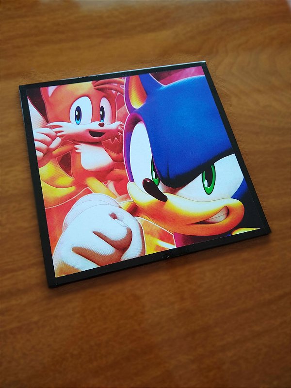 Placa Decorativa Sonic e Tails