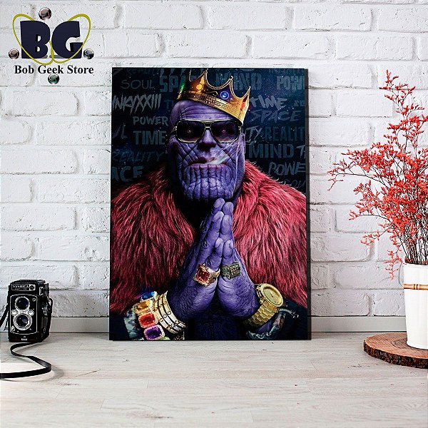 Placa Decorativa Thanos King