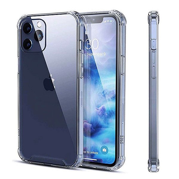 Capa Silicone Premium Anti Impacto Transparente - iPhone 12 Mini - Malis  Co. I Seu estilo na palma da mão