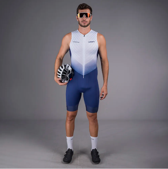 Macaquinho Triathlon Woom Carbon Storm Sky Masculino
