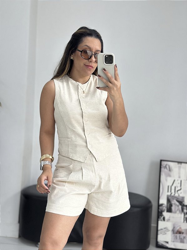 Colete linho Revanche