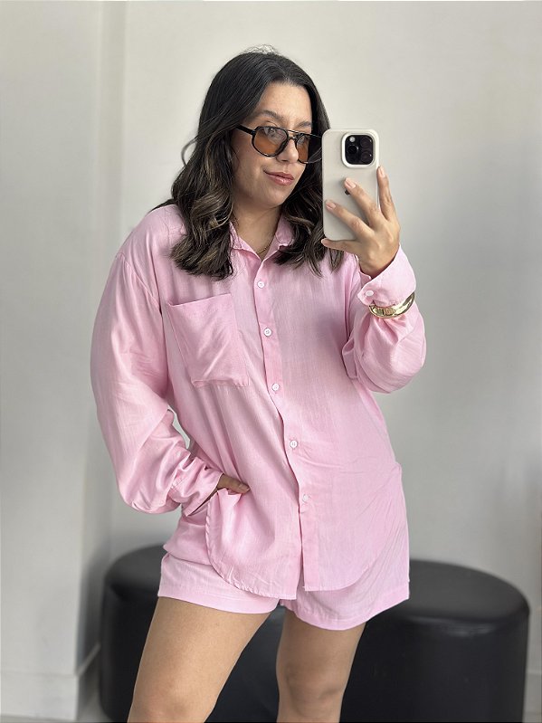Conjunto Camisa & Shorts liso