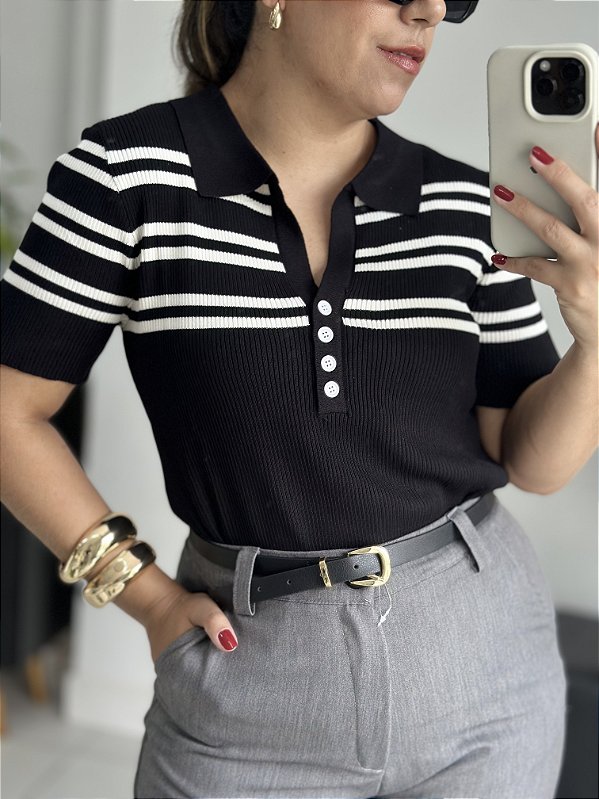 Polo Tricot listrada