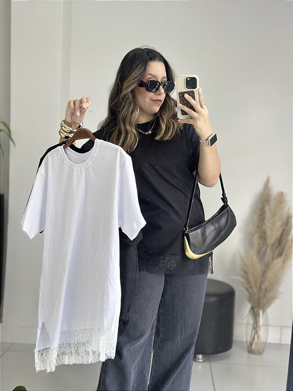 T-SHIRT ASSIMÉTRICA