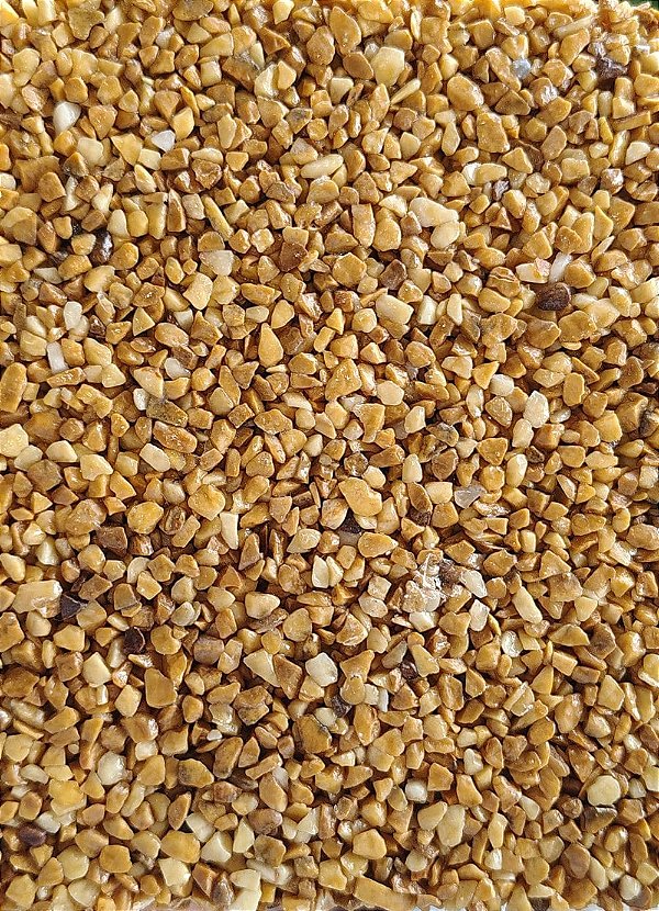 Piso Fulget Drenante Resinado Dourado Kit 20Kg