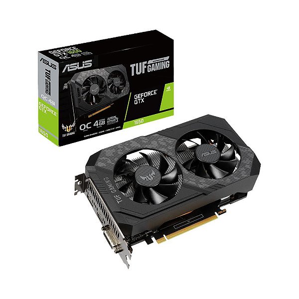 Placa de Vídeo Asus, TUF Gaming GeForce, GTX 1650 Super OC Dual, 4GB, GDDR6, 128Bit