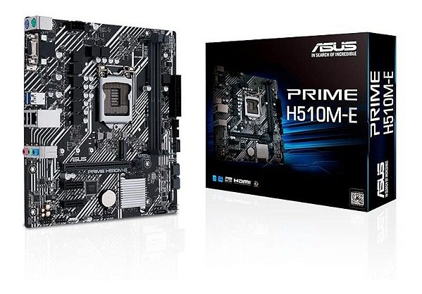 PLACA MÃE ASUS PRIME H510M-K R2.0 LGA 1200 CHIPSET INTEL H470 MATX