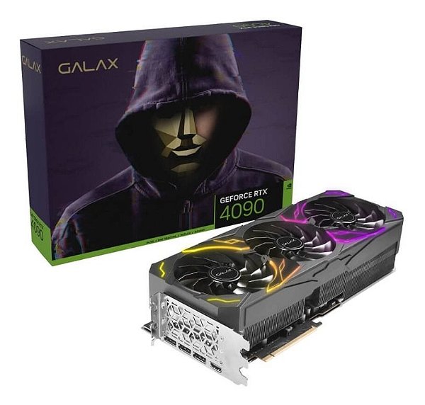 Placa de Vídeo Galax GeForce RTX 4090 ST, 24GB GDDR6X, ARGB, DLSS, Ray Tracing