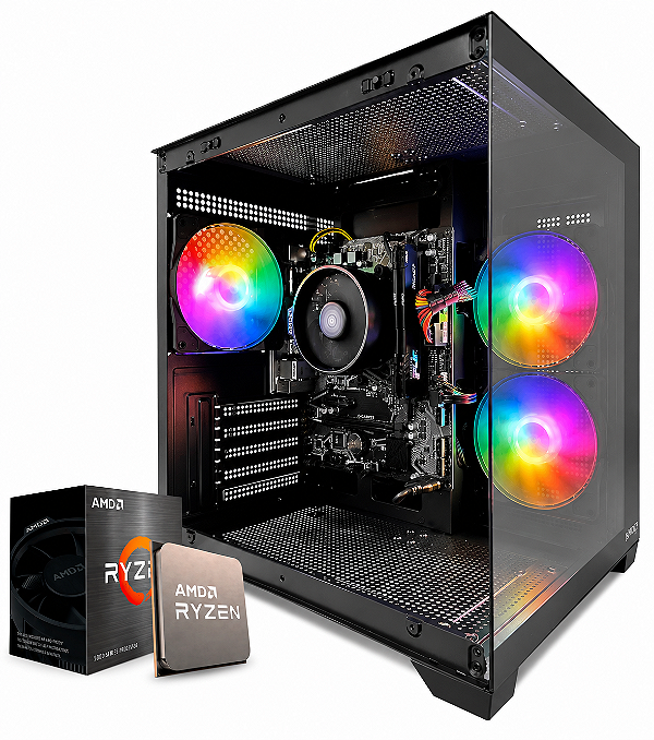 PC Gamer Barato Ryzen 5 5600GT 16GB SSD 500GB NVMe Custo Benefício 2026