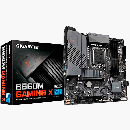 Placa Mãe Gigabyte B660M Gaming X DDR5, Chipset B660, Intel LGA 1700, mATX, DDR5