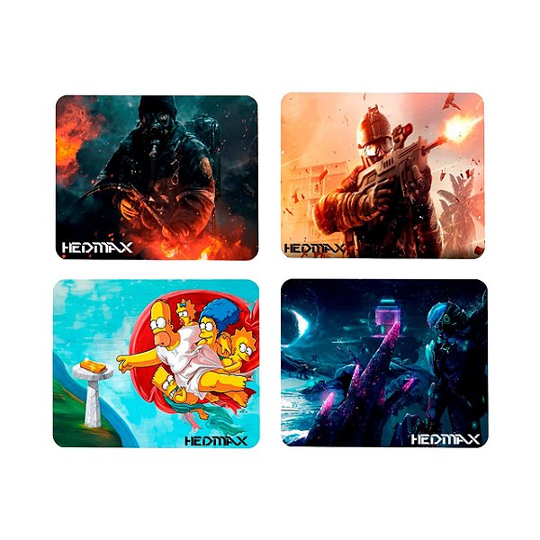 Mouse Pad Decorativo HEDMAX - Temas diversos