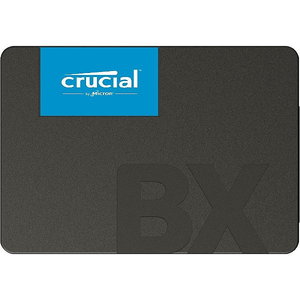 SSD 1 TB Crucial BX500, SATA, Leitura: 540MB/s e Gravação: 500MB/s