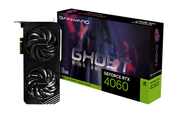 Placa de Vídeo Gainward GeForce RTX™ 4060 Ghost 8gb GDDR6