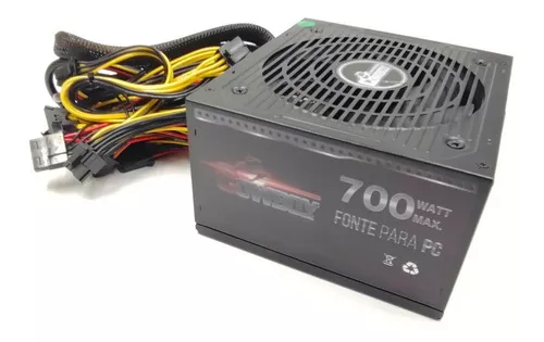 Fonte de Alimentação para pc Cowboy 700W Preta 115V/230V