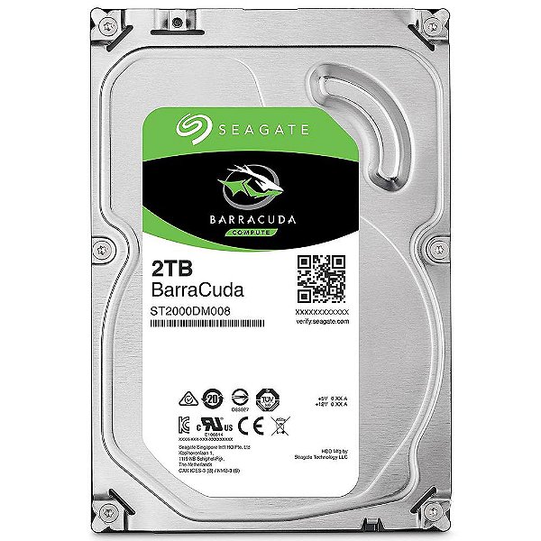 HD Seagate 2TB BarraCuda, 3.5', SATA