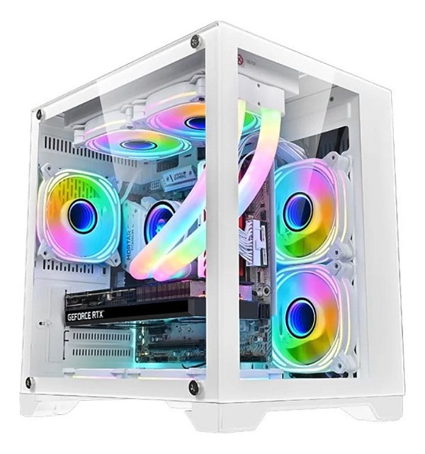 PC Gamer Enifler Full White, i7 10700F, RTX 4060 Ti, 32GB 3600MHz, SSD 1TB  M2 NVME, Water Cooler, 750W - Fetexas Edition, Enifler