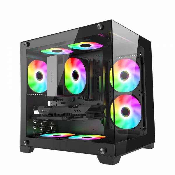 Gabinete Nexus Gamer Lithium 4 Fans Rgb Vidro Temperado