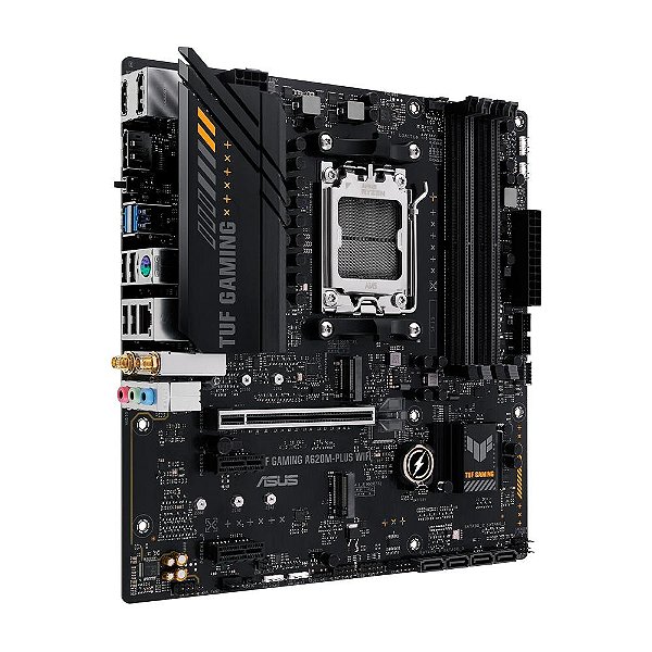 Placa Mãe Asus TUF GAMING A620M-PLUS WIFI AMD AM5 mATX DDR5 Wi-Fi Bluetooth