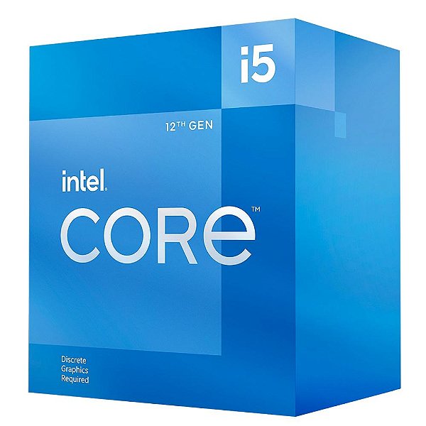 Processador Intel Core i5-12400F 2.5GHz (4.4GHz Max Turbo) Cache 18MB LGA 1700